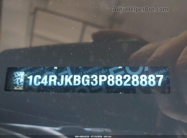 1C4RJKBG3P8828887 2023 JEEP GRAND CHEROKEE L Серый Вид подкапотного пространства