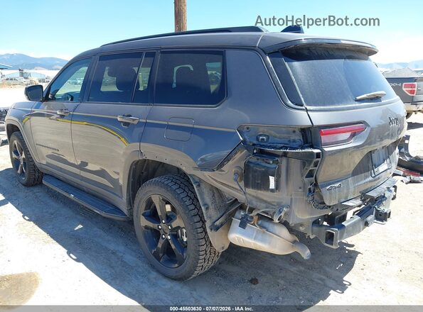 1C4RJKBG3R8548387 2024 JEEP GRAND CHEROKEE L Gray Задня ліва чверть