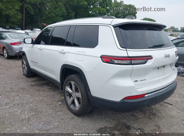 1C4RJKBG4M8101804 2021 JEEP GRAND CHEROKEE L Белый Задняя левая четверть