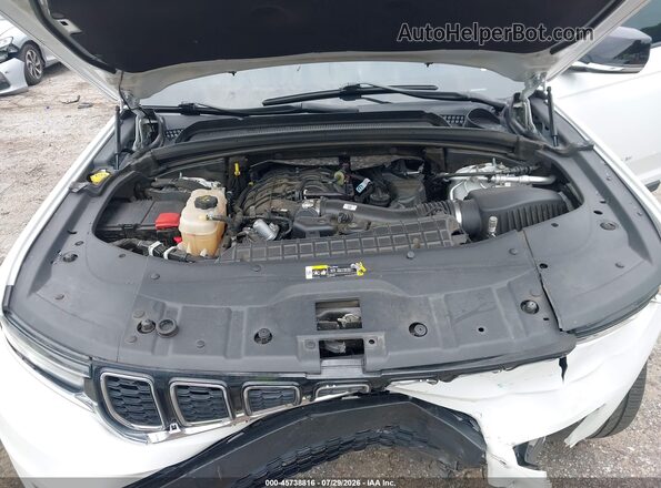 1C4RJKBG4M8101804 2021 JEEP GRAND CHEROKEE L Белый Вид сзади