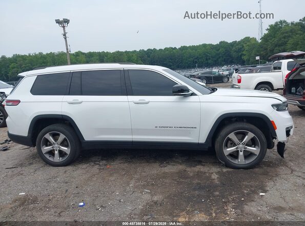 1C4RJKBG4M8101804 2021 JEEP GRAND CHEROKEE L Белый Вид задней части салона
