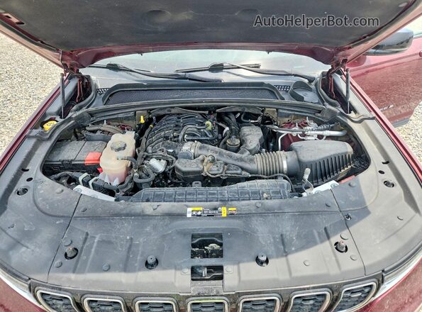 1C4RJKBG4N8550482 2022 JEEP GRAND Maroon Vista del compartimento del motor
