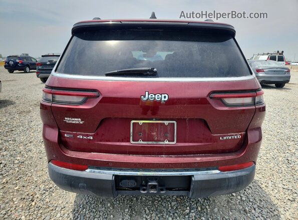 1C4RJKBG4N8550482 2022 JEEP GRAND Maroon Vista trasera