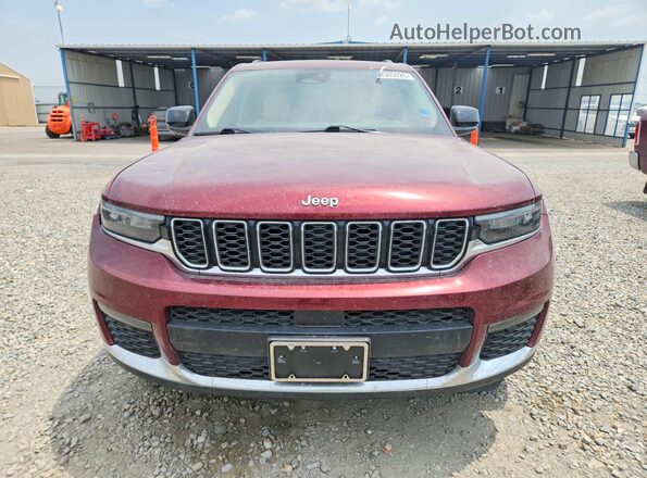 1C4RJKBG4N8550482 2022 JEEP GRAND Maroon Vista frontal