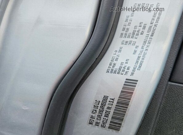 1C4RJKBG4R8593600 2024 JEEP GRAND Серебряный Вид наклейки с VIN-кодом