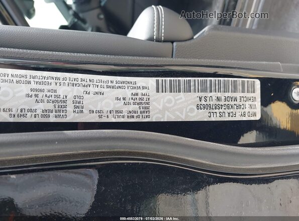 1C4RJKBG4S8760639 2025 JEEP GRAND CHEROKEE L Black Widok komory silnika