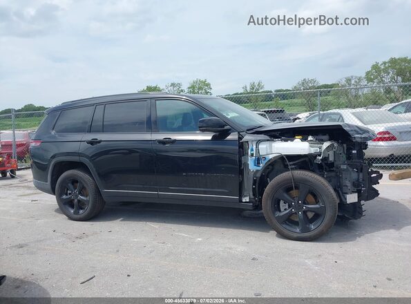 1C4RJKBG4S8760639 2025 JEEP GRAND CHEROKEE L Black Widok wnętrza z tyłu
