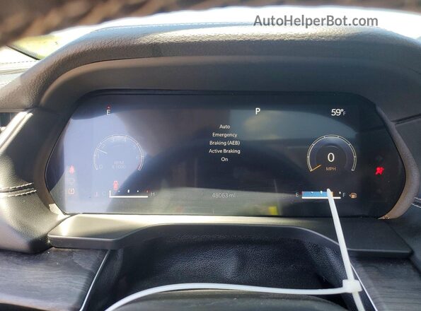 1C4RJKBG6M8110472 2021 JEEP GRAND White Vista del cuadro de instrumentos