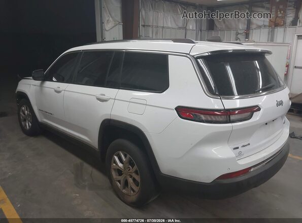1C4RJKBG6M8135355 2021 JEEP GRAND CHEROKEE L White Trasero izquierdo
