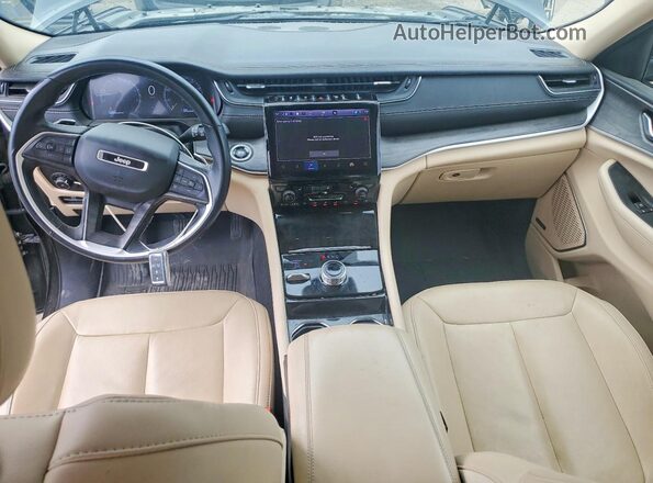 1C4RJKBG6M8162619 2021 JEEP GRAND Black Առջևի վահանակի տեսք