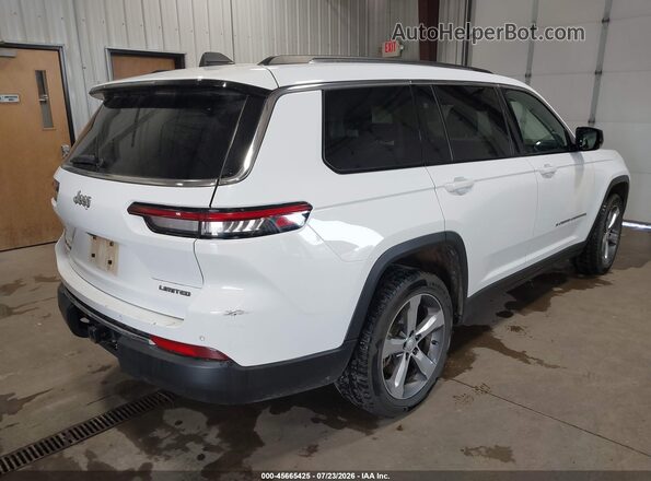 1C4RJKBG6N8555456 2022 JEEP GRAND CHEROKEE L White Задня права чверть