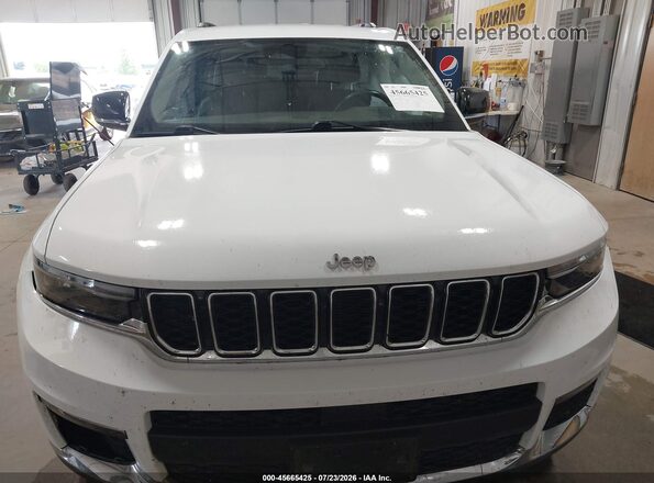 1C4RJKBG6N8555456 2022 JEEP GRAND CHEROKEE L White Вид щитка приладів