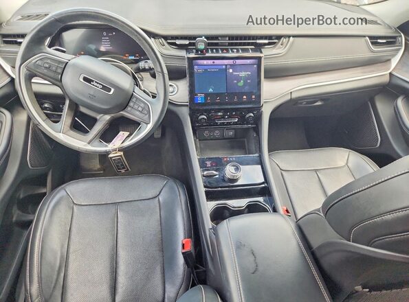 1C4RJKBG6N8602923 2022 JEEP GRAND Black Вид панелі приладів