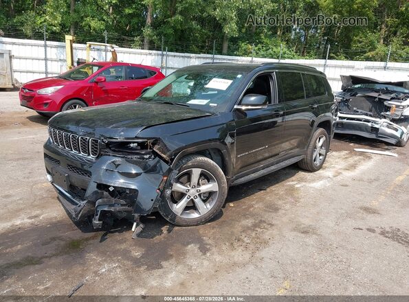 1C4RJKBG8M8127743 2021 JEEP GRAND CHEROKEE L Black Przód lewy