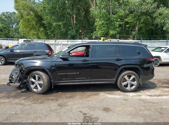 1C4RJKBG8M8127743 2021 JEEP GRAND CHEROKEE L Black Widok wnętrza 360 stopni