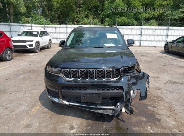 1C4RJKBG8M8127743 2021 JEEP GRAND CHEROKEE L Black Widok zestawu wskaźników