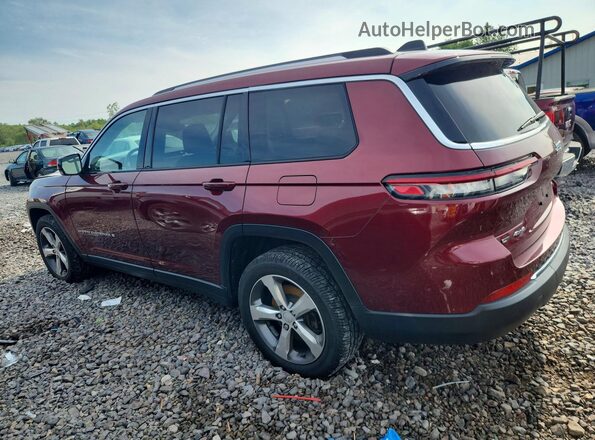 1C4RJKBG8M8134322 2021 JEEP GRAND Бордовый Задняя левая четверть