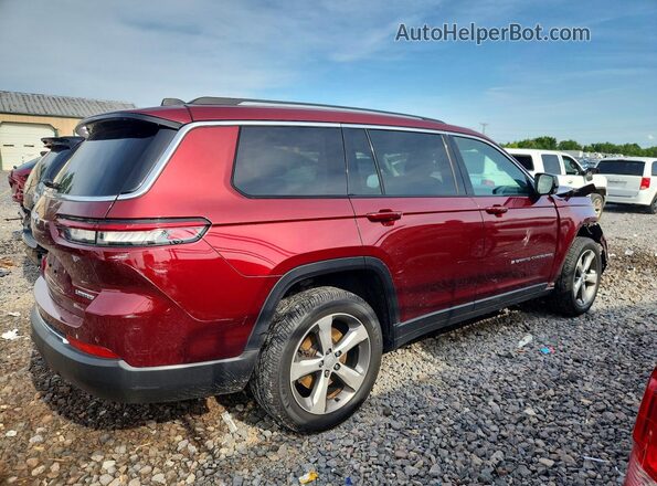1C4RJKBG8M8134322 2021 JEEP GRAND Бордовый Задняя правая четверть