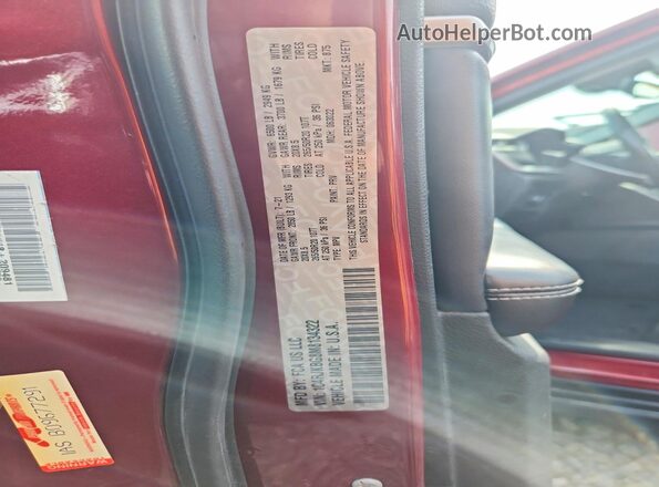1C4RJKBG8M8134322 2021 JEEP GRAND Бордовый Вид подкапотного пространства