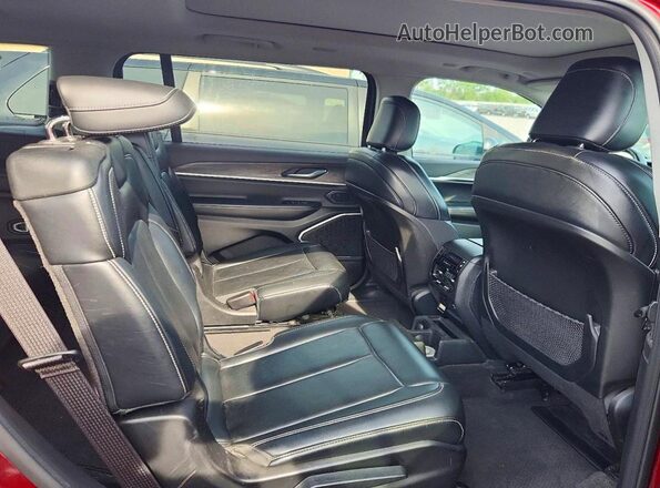 1C4RJKBG8M8134322 2021 JEEP GRAND Бордовый Вид задних сидений