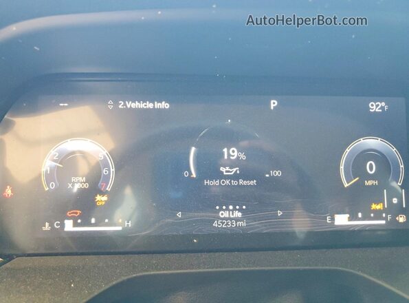 1C4RJKBG8M8172391 2021 JEEP GRAND Silver Вид щитка приладів