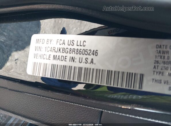 1C4RJKBG8R8605246 2024 JEEP GRAND CHEROKEE L Black Engine compartment view