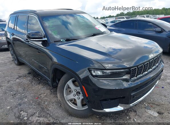 1C4RJKBG9N8586989 2022 JEEP GRAND CHEROKEE L Black Front view