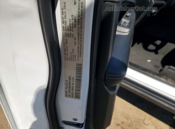 1C4RJKBGXM8144091 2021 JEEP GRAND White VIN კოდის სტიკერის ხედი