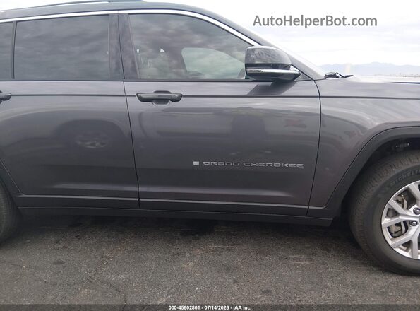 1C4RJKBGXM8204953 2021 JEEP GRAND CHEROKEE L Gray Vista interior trasera