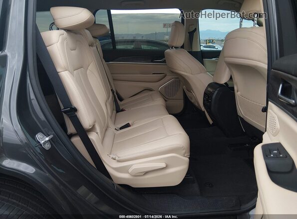 1C4RJKBGXM8204953 2021 JEEP GRAND CHEROKEE L Gray Vista de la etiqueta del VIN