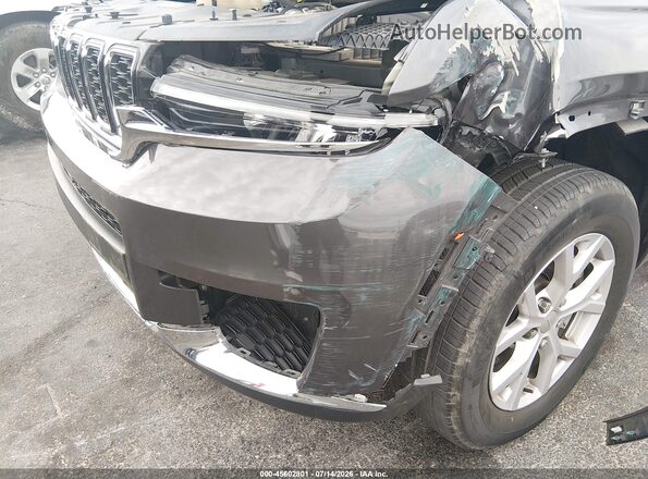 1C4RJKBGXM8204953 2021 JEEP GRAND CHEROKEE L Gray Vista frontal