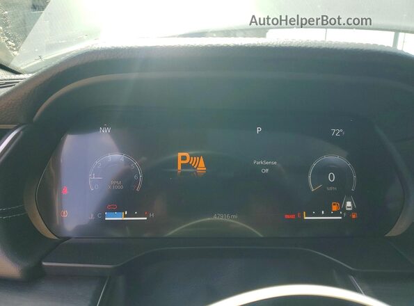 1C4RJKBGXN8520600 2022 JEEP GRAND Black Instrument cluster view