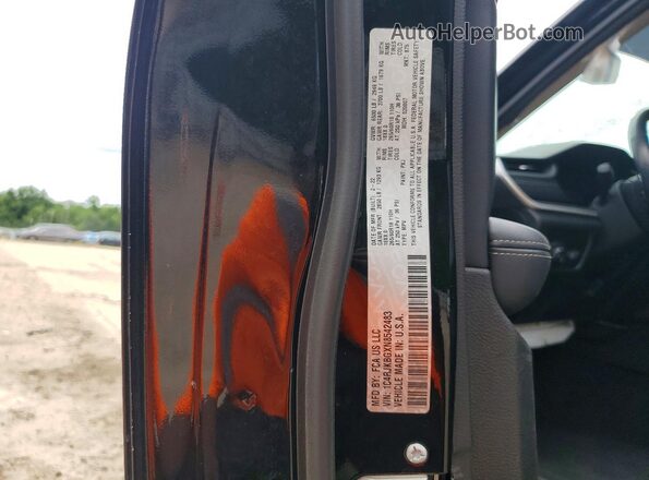 1C4RJKBGXN8542483 2022 JEEP GRAND Black Vista de la etiqueta del VIN