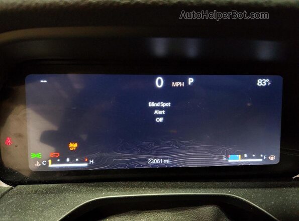 1C4RJKBGXP8812816 2023 JEEP GRAND Gray Вид щитка приладів
