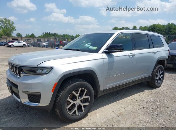 1C4RJKBGXR8623232 2024 JEEP GRAND CHEROKEE Gray წინა მარცხენა ხედი სამი მეოთხედიდან