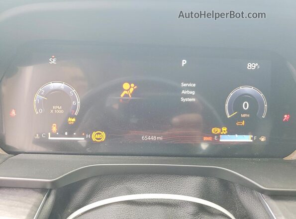 1C4RJKDG0M8130441 2021 JEEP GRAND Silver Вид щитка приладів