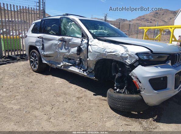 1C4RJKDG1P8731216 2023 JEEP GRAND CHEROKEE L Silver წინა ხედი