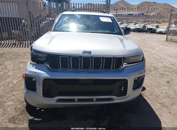 1C4RJKDG1P8731216 2023 JEEP GRAND CHEROKEE L Silver წინა პანელის ხედი