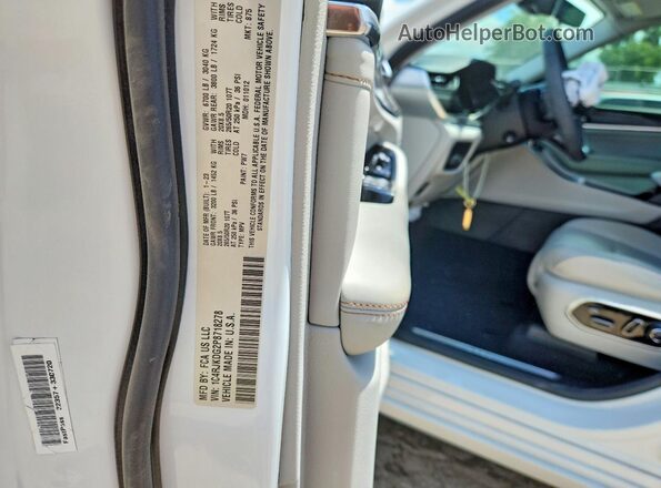 1C4RJKDG2P8718278 2023 JEEP GRAND White Vista interior de 360 grados
