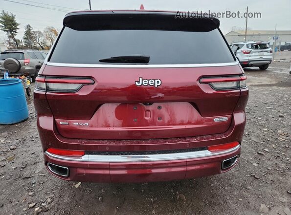 1C4RJKDGXM8130995 2021 JEEP GRAND Red Rear view