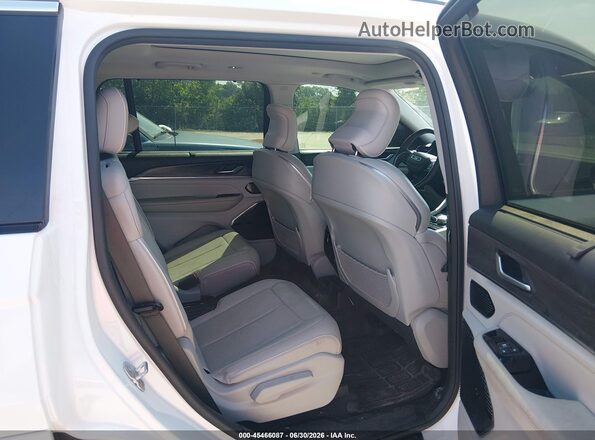 1C4RJKDT8M8168299 2021 JEEP GRAND CHEROKEE L White Vista de la etiqueta del VIN