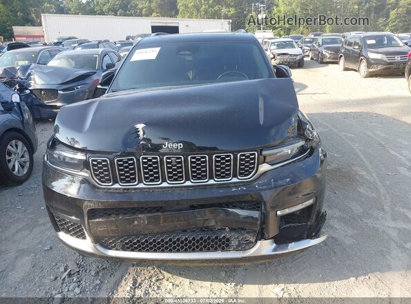 1C4RJKEG0M8103710 2021 JEEP GRAND CHEROKEE L Black ხელსაწყოთა პანელის ხედი