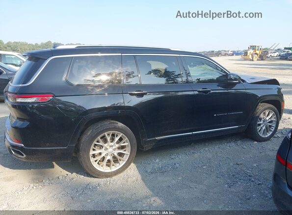 1C4RJKEG0M8103710 2021 JEEP GRAND CHEROKEE L Black უკანა სალონის ხედი