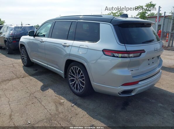 1C4RJKEG0M8127585 2021 JEEP GRAND CHEROKEE L Silver Հետևի ձախ