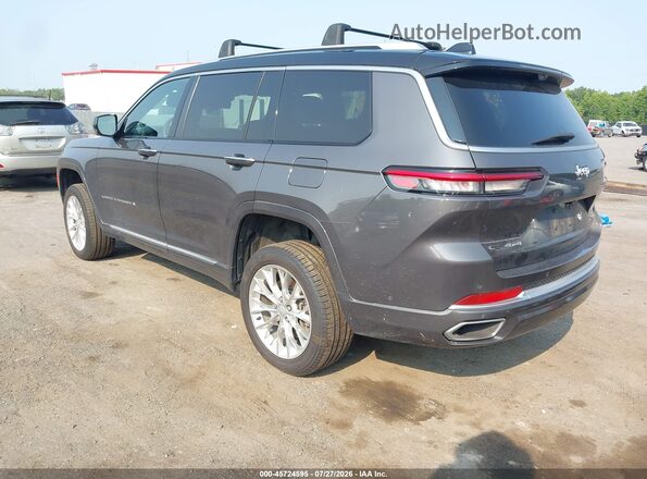 1C4RJKEG0M8193473 2021 JEEP GRAND CHEROKEE L Gray უკანა მარცხენა