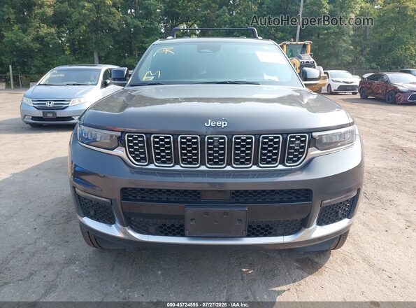 1C4RJKEG0M8193473 2021 JEEP GRAND CHEROKEE L Gray ხელსაწყოთა პანელის ხედი