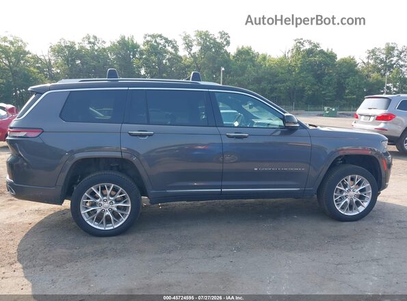 1C4RJKEG0M8193473 2021 JEEP GRAND CHEROKEE L Gray უკანა სალონის ხედი