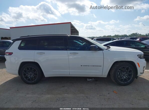 1C4RJKEG8S8660040 2025 JEEP GRAND CHEROKEE L White Vista interior trasera