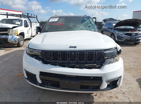 1C4RJKEG8S8660040 2025 JEEP GRAND CHEROKEE L White Vista del cuadro de instrumentos