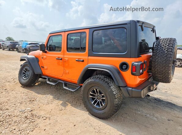 1C4RJXDG5SW593195 2025 JEEP WRANGLER Orange Rear left